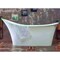 Alfi Brand 74" White Solid Surface Smooth Resin Soaking Slipper Bathtub AB9915 - alternate 3